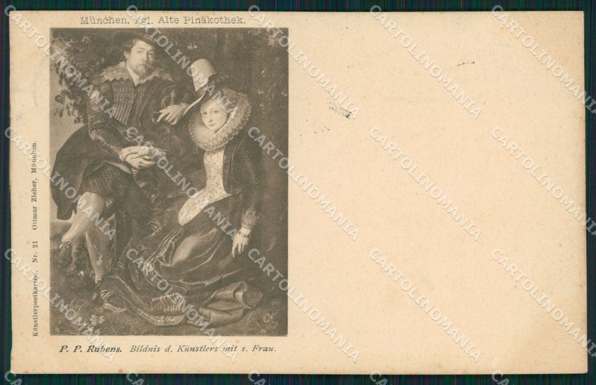 Motive Pinakothek Munchen Rubens AK ansichtskarten XC8361 – fronte