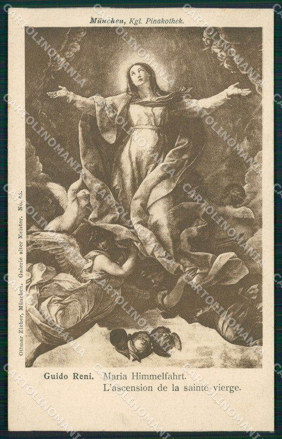 Motive Pinakothek Munchen Guido Reni Maria Himmelfahrt AK ansichtskarten XC8364 – fronte