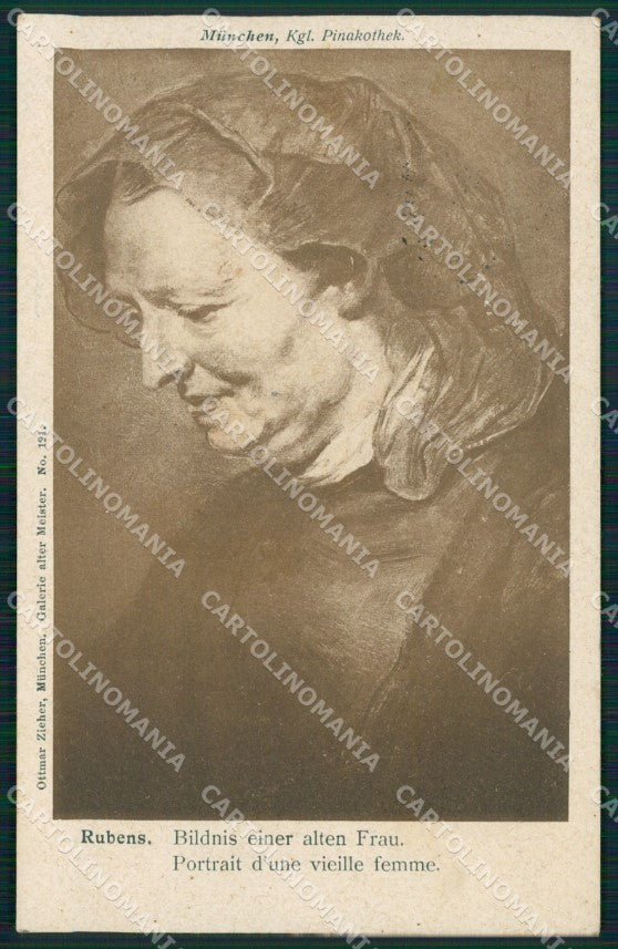 Motive Pinakothek Munchen Rubens AK ansichtskarten XC8365 – fronte