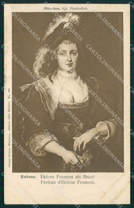 Motive Pinakothek Munchen Rubens AK ansichtskarten XC8369 – fronte
