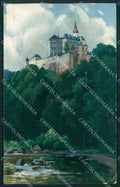 Czech Republic Liberec Schloss Friedland CORNER CREASE AK ansichtskarten XC8388 – fronte