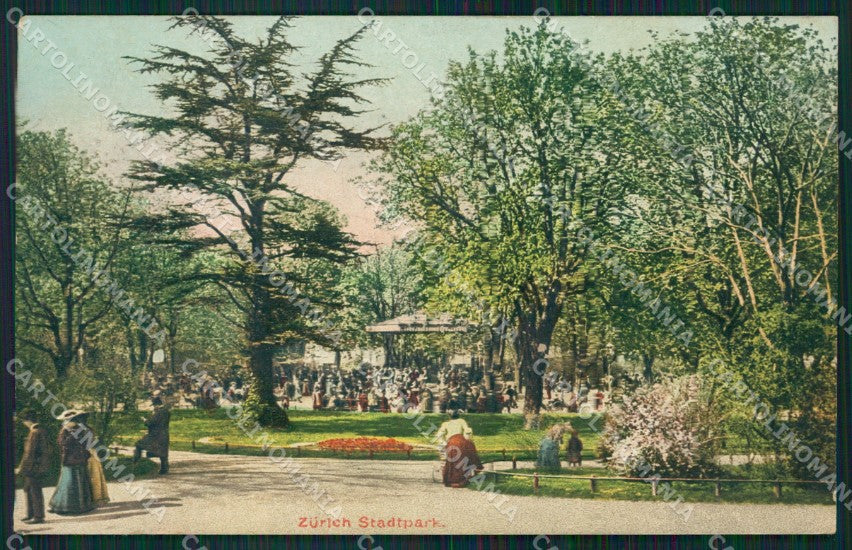 Swiss Schweiz Zurich Stadtpark AK ansichtskarten XC8399 – fronte