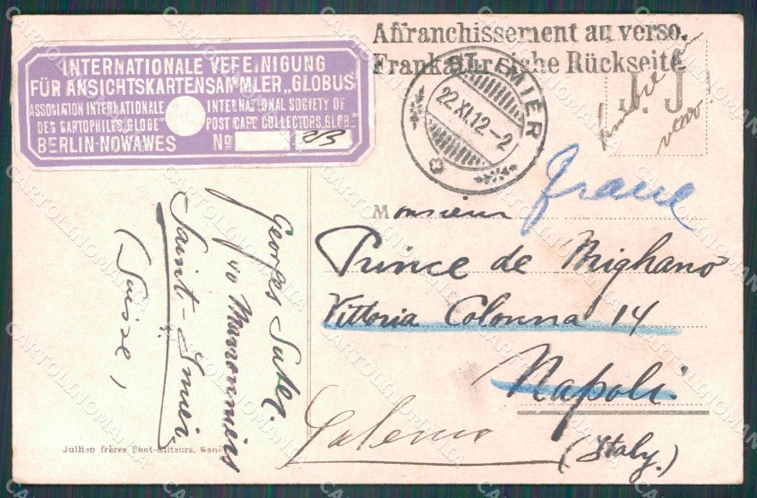 Swiss Schweiz Genf Geneve Rue Mont Blanc WRINKLES AK ansichtskarten XC8405 – retro