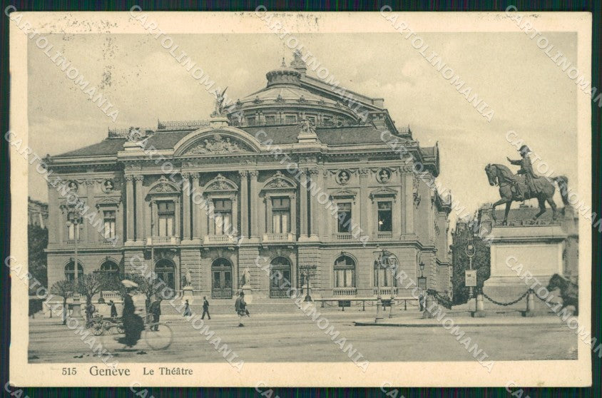 Swiss Schweiz Genf Geneve Theatre AK ansichtskarten XC8406 – fronte