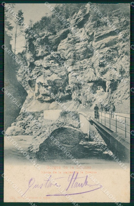 Swiss Schweiz Wallis Dranse Drance Gorges de la AK ansichtskarten XC8450 – fronte