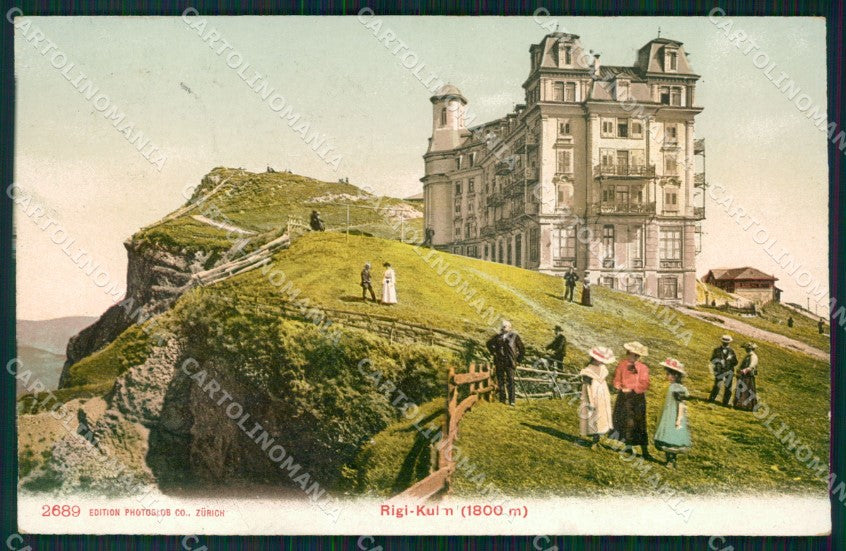 Swiss Schweiz Tessin Lugano Rigi Kulm AK ansichtskarten XC8458 – fronte