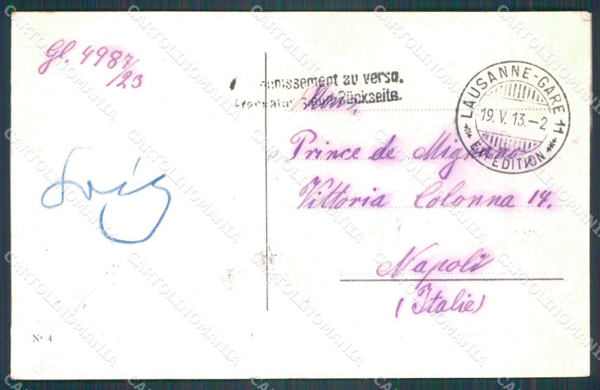 Swiss Schweiz Waadt Montreux Ile de Salagnon AK ansichtskarten XC8461 – retro