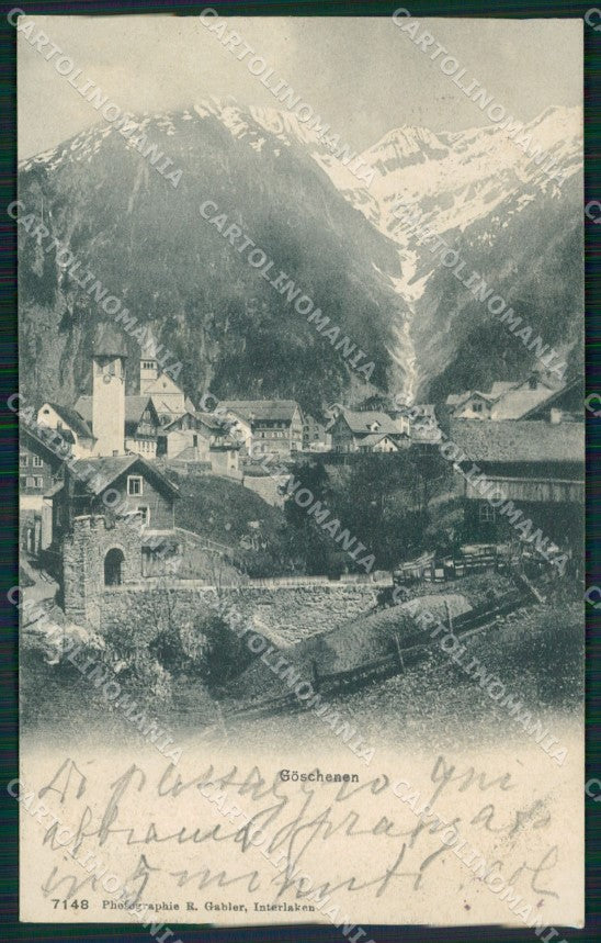 Swiss Schweiz Uri Goschenen AK ansichtskarten XC8464 – fronte