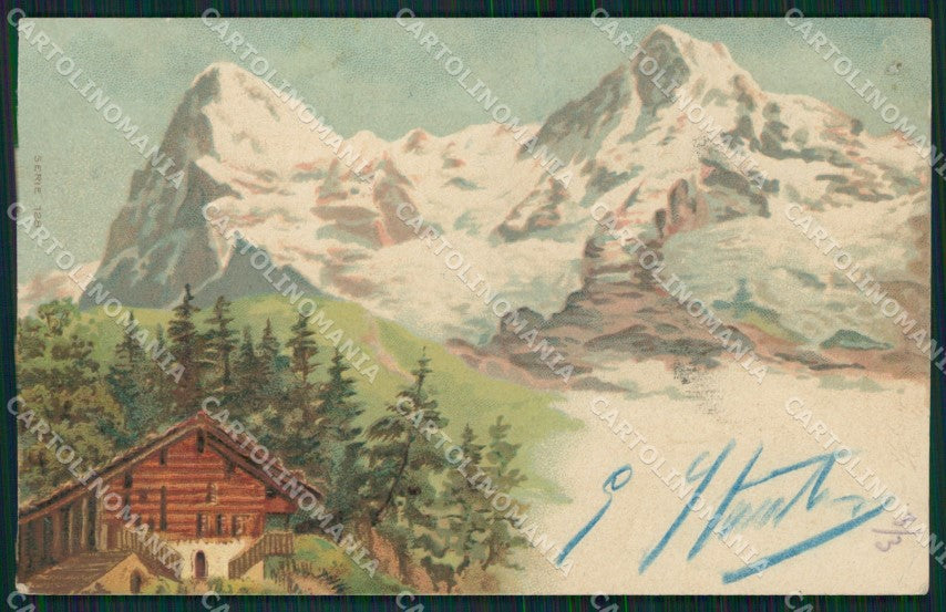 Swiss Schweiz Wallis Zermatt ? Village Suisse AK ansichtskarten XC8467 – fronte