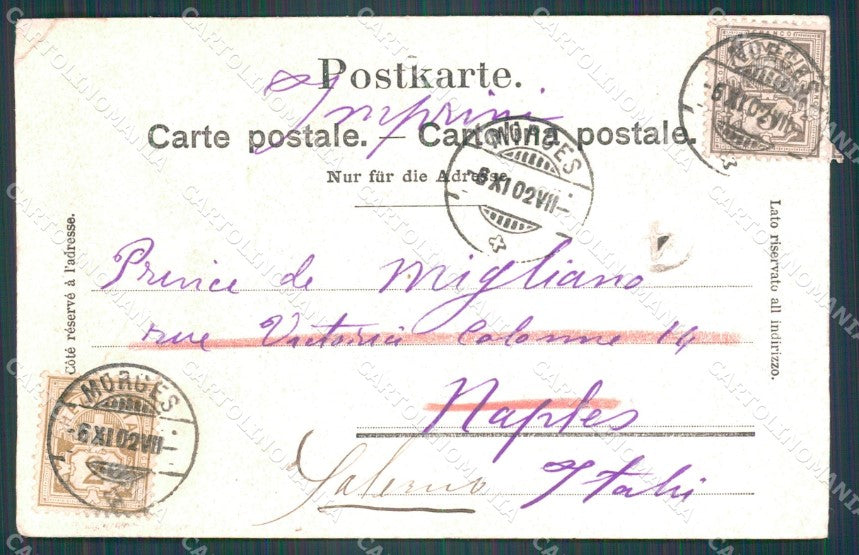 Swiss Schweiz Waadt Les Clees Chateau des Clees CORNER CREASED AK XC8477 – retro