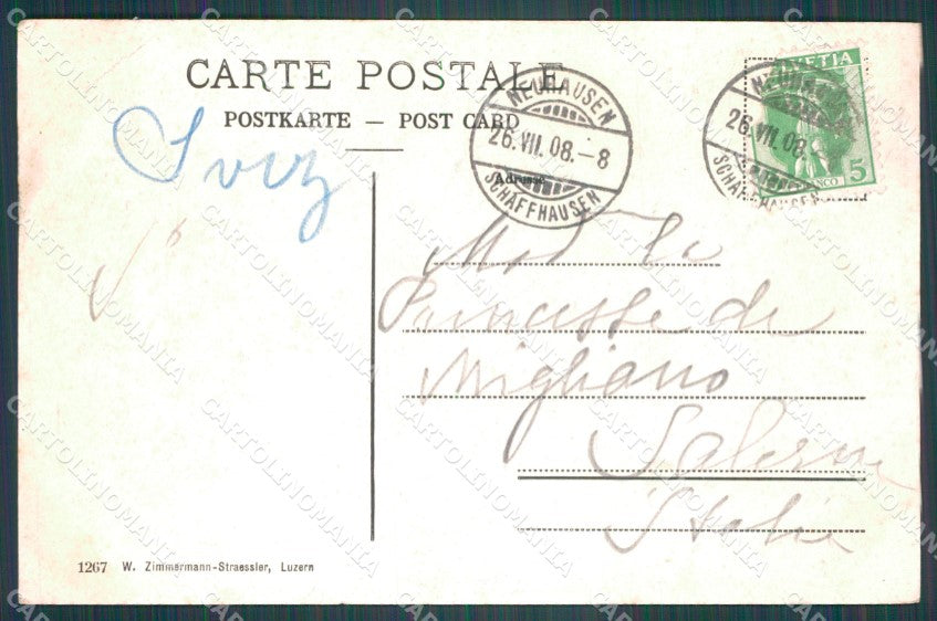 Swiss Schweiz Schaffhausen Neuhausen am Rheinfall AK ansichtskarten XC8478 – retro
