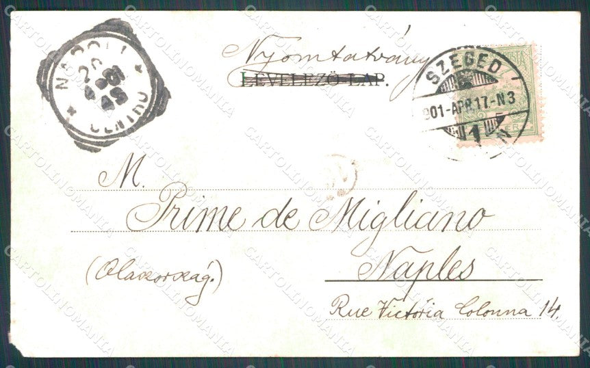 Hungary Ungarn Szeged ABRADED AK ansichtskarten XC8504 – retro