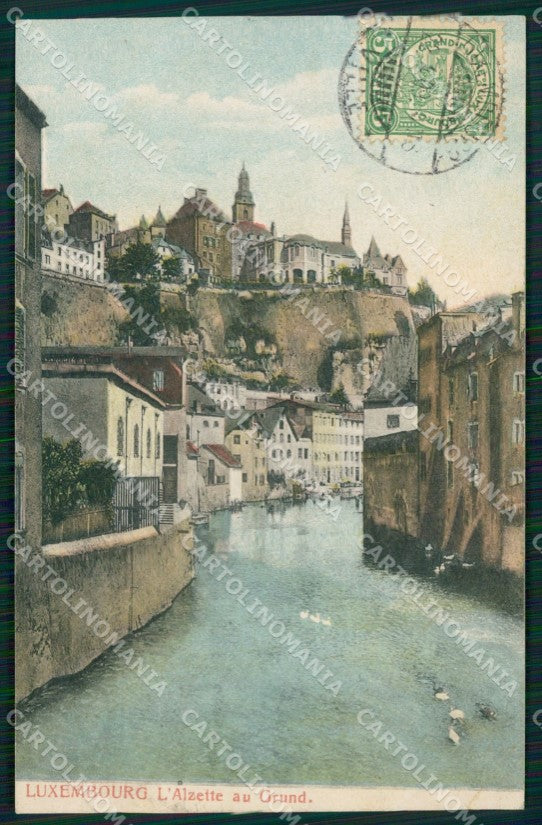 Luxembourg Luxemburg Alzette au Grund AK ansichtskarten XC8507 – fronte