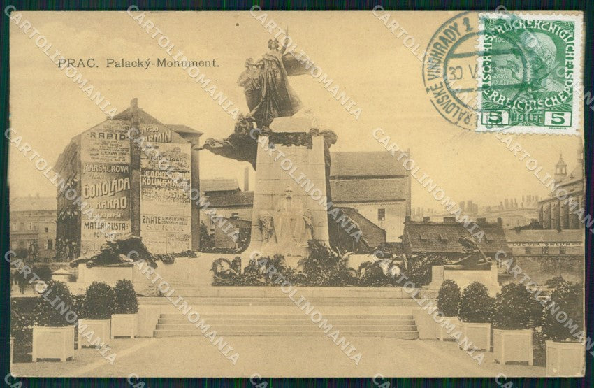 Czech Republic Prag Praha Palacky Monument AK ansichtskarten XC8515 – fronte