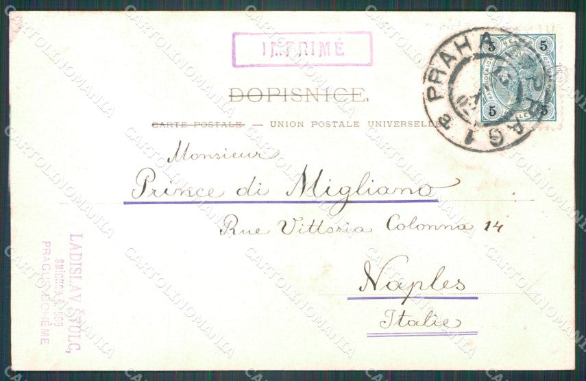 Czech Republic Prag Praha ABRADED AK ansichtskarten XC8524 – retro