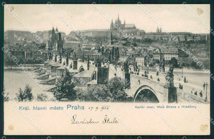 Czech Republic Prag Praha ABRADED AK ansichtskarten XC8528 – fronte