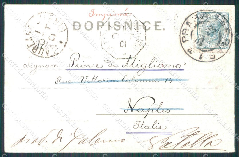 Czech Republic Prag Praha ABRADED AK ansichtskarten XC8528 – retro