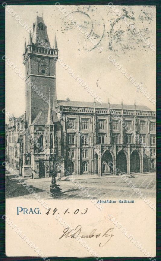 Czech Republic Prag Praha Rathaus AK ansichtskarten XC8532 – fronte
