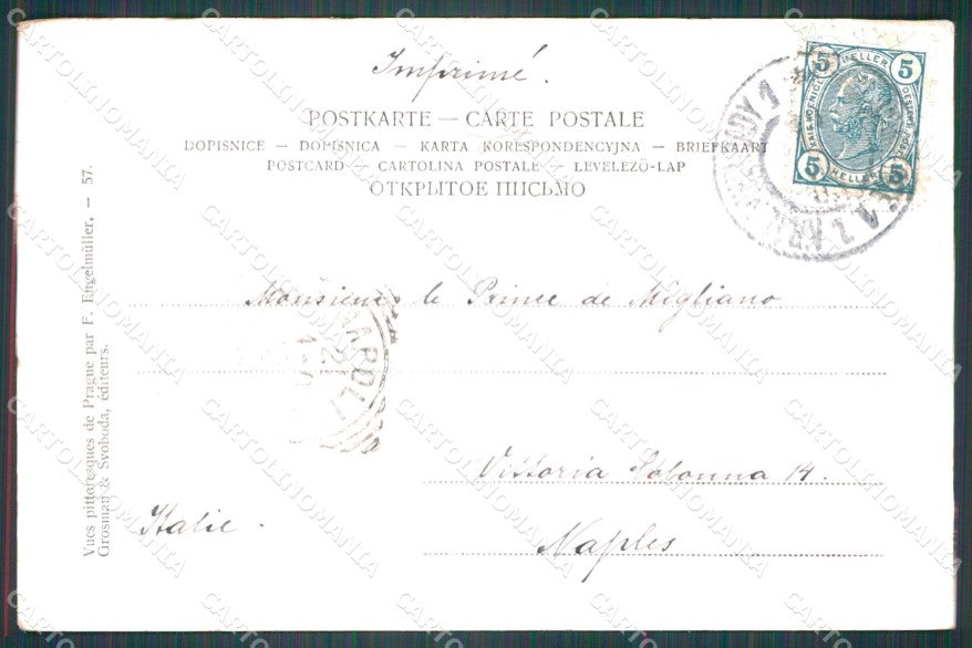 Czech Republic Prag Praha Karlsbrucke AK ansichtskarten XC8535 – retro