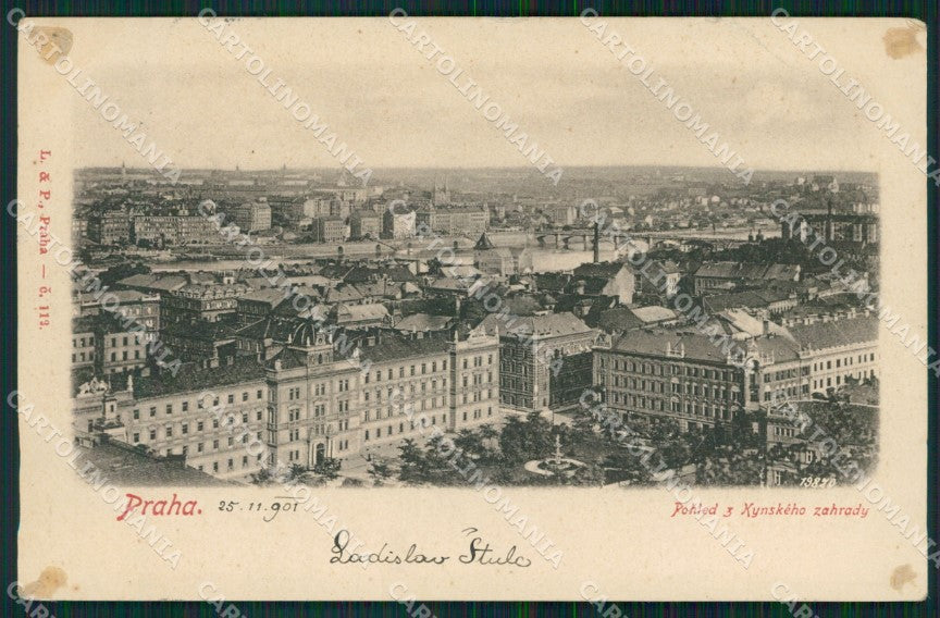 Czech Republic Prag Praha ABRADED AK ansichtskarten XC8537 – fronte