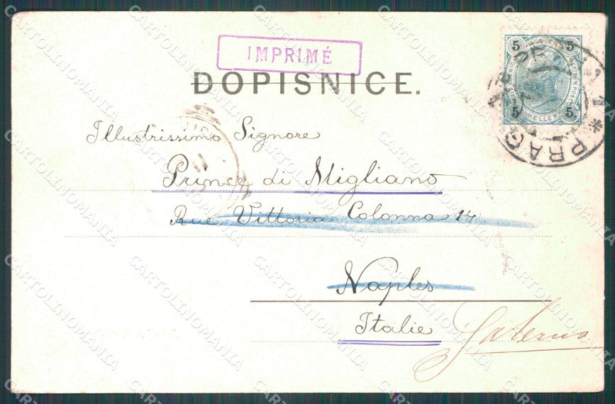 Czech Republic Prag Praha ABRADED AK ansichtskarten XC8537 – retro