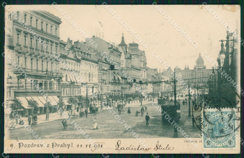 Czech Republic Prag Praha TEARED AK ansichtskarten XC8538 – fronte