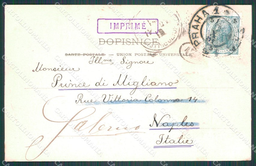Czech Republic Prag Praha ABRADED AK ansichtskarten XC8539 – retro