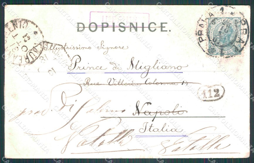 Czech Republic Prag Praha ABRADED AK ansichtskarten XC8540 – retro