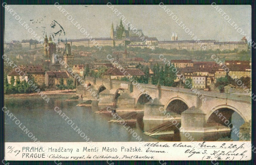 Czech Republic Prag Praha Karlsbrucke AK ansichtskarten XC8548 – fronte