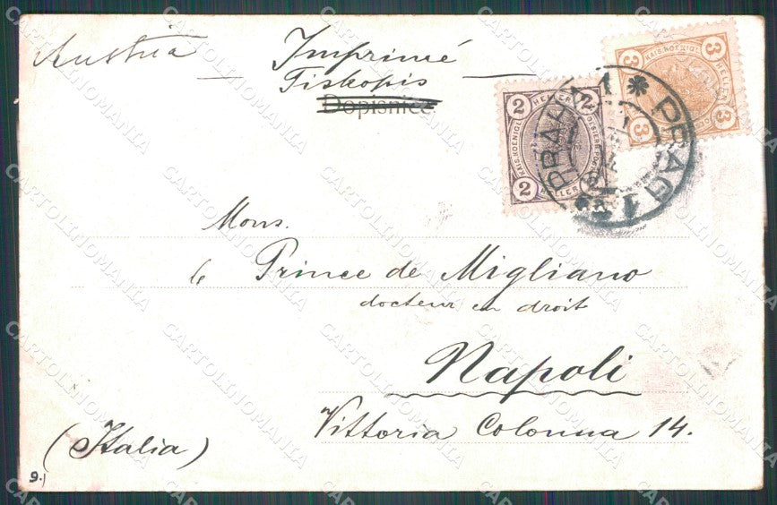 Czech Republic Prag Praha CORNER CREASED AK ansichtskarten XC8550 – retro