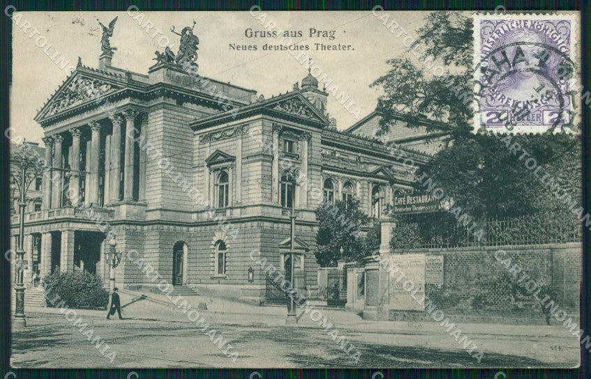 Czech Republic Prag Praha Theater AK ansichtskarten XC8553 – fronte