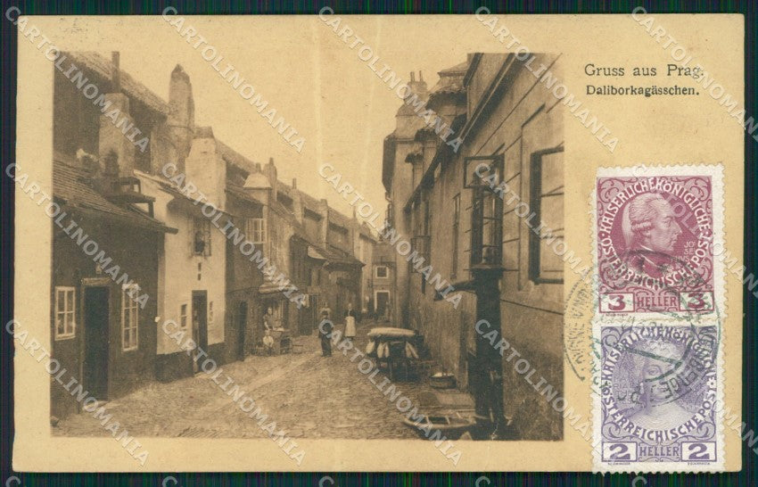 Czech Republic Prag Praha Daliborka Gasschen AK ansichtskarten XC8557 – fronte