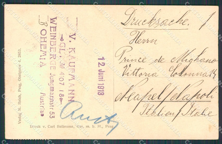 Czech Republic Prag Praha Daliborka Gasschen AK ansichtskarten XC8557 – retro