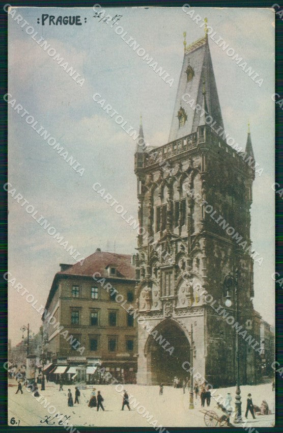 Czech Republic Prag Praha Der Pulverturm AK ansichtskarten XC8558 – fronte