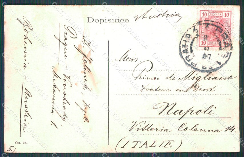 Czech Republic Prag Praha Theater AK ansichtskarten XC8559 – retro