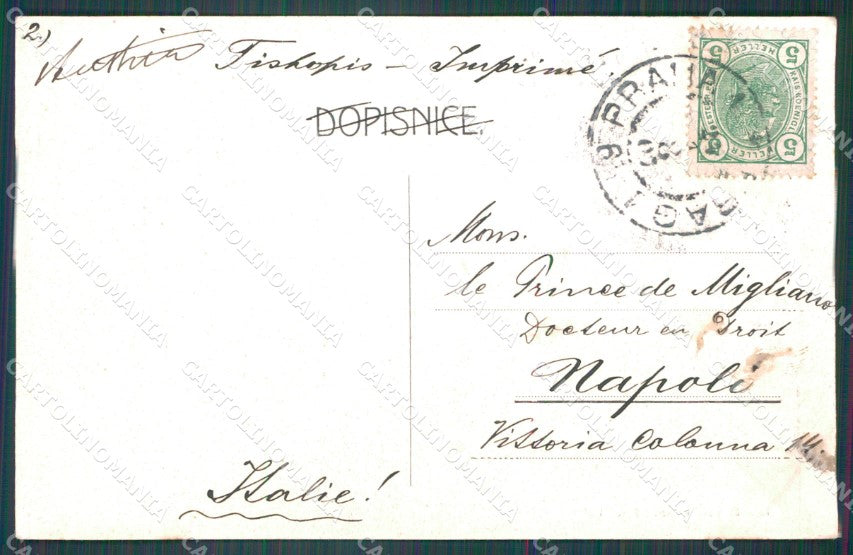 Czech Republic Prag Praha TEARED AK ansichtskarten XC8560 – retro