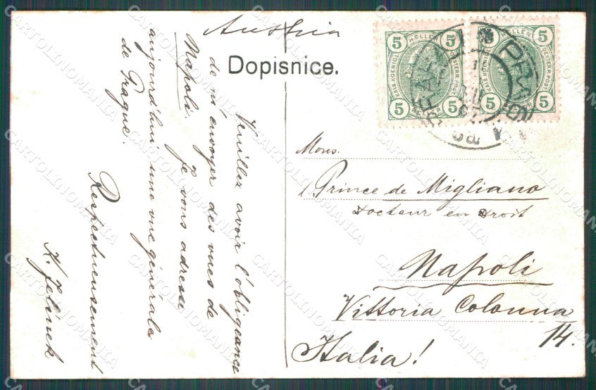 Czech Republic Prag Praha Place St Venceslas AK ansichtskarten XC8561 – retro