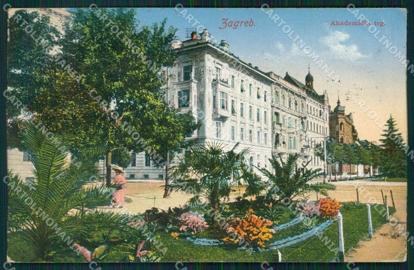 Kroatien Croazia Croatia Zagreb Akademicki AK ansichtskarten XC8583 – fronte