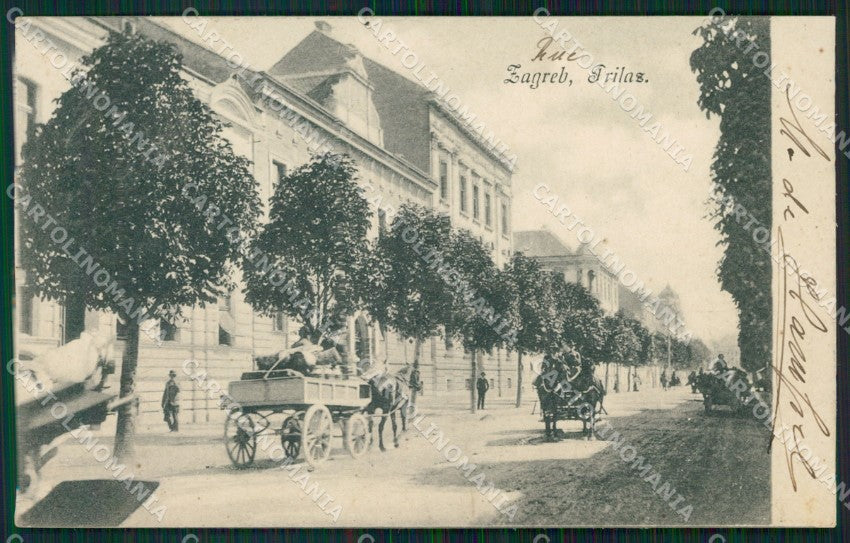 Kroatien Croazia Croatia Zagreb Prilaz Rue AK ansichtskarten XC8605 – fronte
