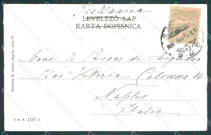 Kroatien Croazia Croatia Zagreb Preradovic Place AK ansichtskarten XC8619 – retro