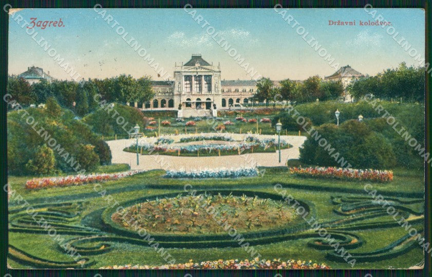 Kroatien Croazia Croatia Zagreb Drzavni kolodvor AK ansichtskarten XC8643 – fronte