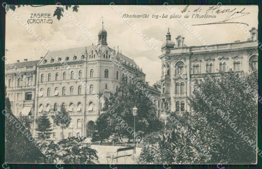 Kroatien Croazia Croatia Zagreb Akademicki AK ansichtskarten XC8647 – fronte