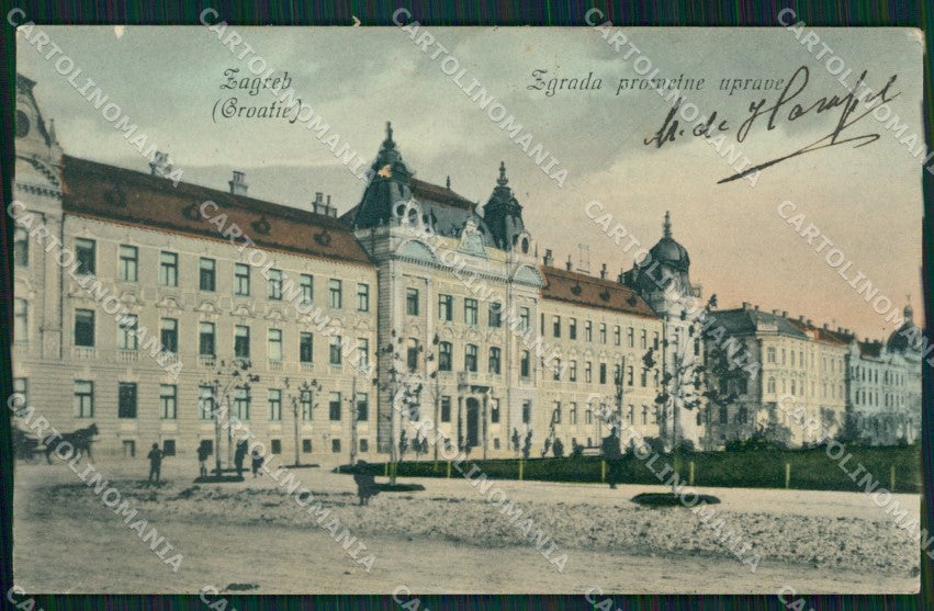 Kroatien Croazia Croatia Zagreb Zgrada prometne uprave AK ansichtskarten XC8650 – fronte