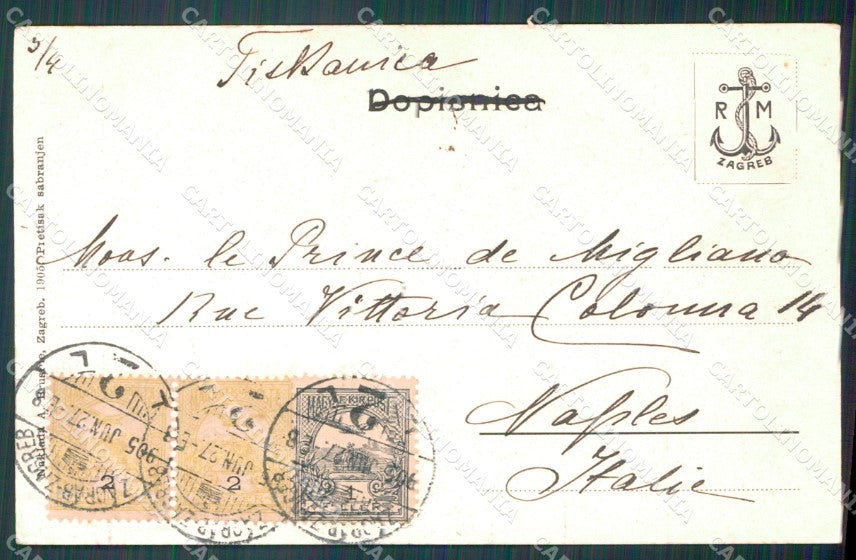 Kroatien Croazia Croatia Zagreb Zgrada prometne uprave AK ansichtskarten XC8650 – retro