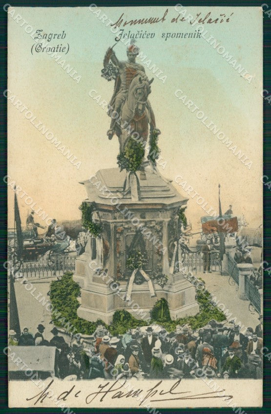Kroatien Croazia Croatia Zagreb Felacicev Spomenik AK ansichtskarten XC8661 – fronte