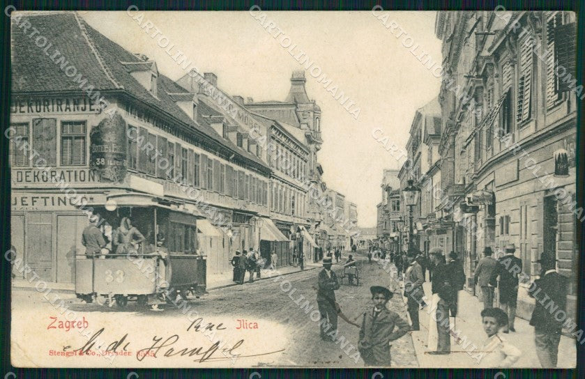 Kroatien Croazia Croatia Zagreb Jlica AK ansichtskarten XC8669 – fronte