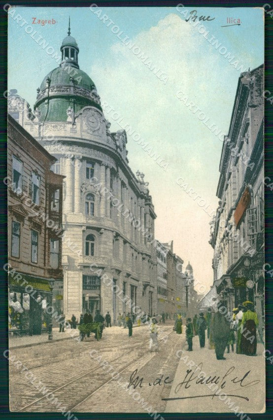 Kroatien Croazia Croatia Zagreb Jlica AK ansichtskarten XC8688 – fronte