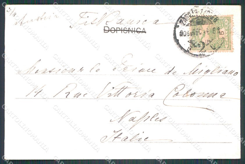 Kroatien Croazia Croatia Zagreb Akademicki trg AK ansichtskarten XC8697 – retro