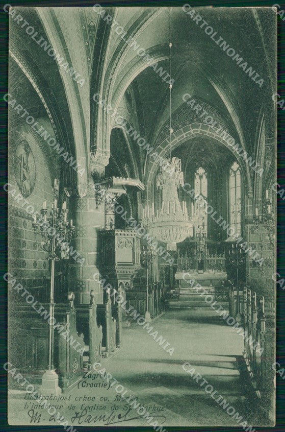 Kroatien Croazia Croatia Zagreb St Markus AK ansichtskarten XC8701 – fronte
