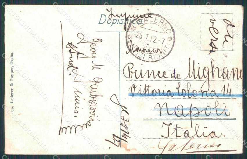 Kroatien Croazia Croatia Zagreb Trg Franje Josipa AK ansichtskarten XC8705 – retro